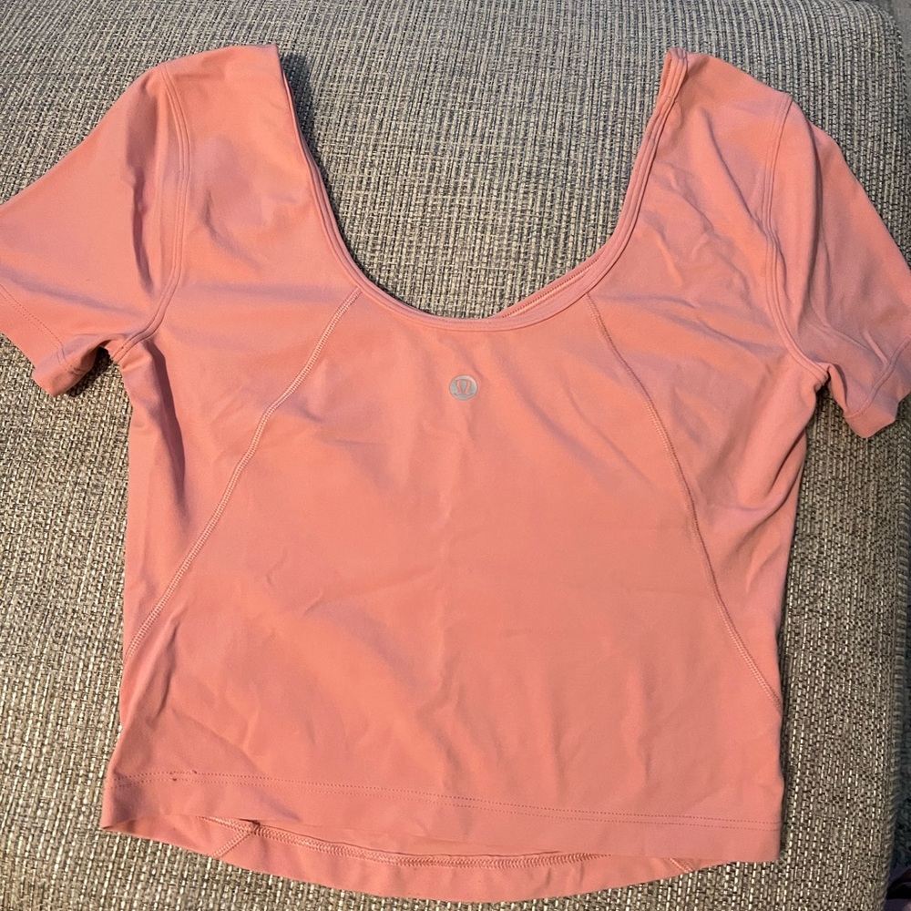 lululemon athletica Align Pink Puff Short Sleeve Tee